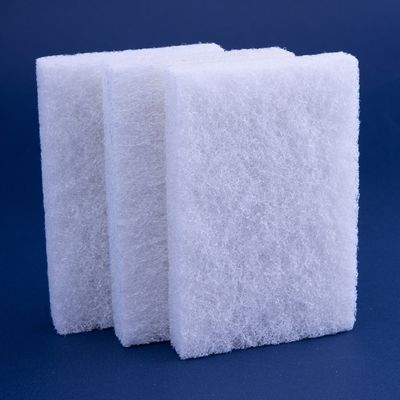 White Nylon Cleaning Scouring Pad Industrial Beauty Kitchen Cleaning Sponge