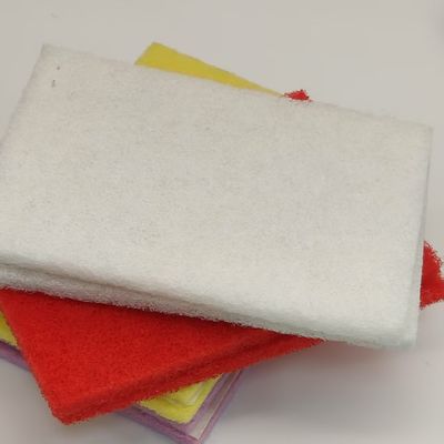 Scouring Pad Polyester Material Is Durable Long-Lasting  Strong Cleaning .