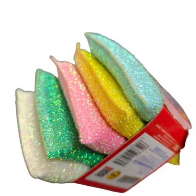 Reusable Stainless Steel Scrubber with Sponge for Grills & Cookware – Heavy-Duty Cleaning