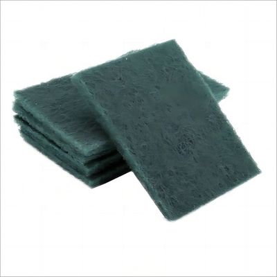 Thấm nước 250% -500% Green Kitchen Dish Washing Wire W90 Cleaning Pads Soft Sponge với tay cầm