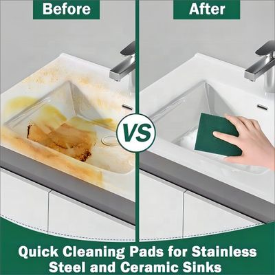 Eco-Friendly Kitchen Scouring Pads Polyester Dish Washing