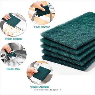 Eco-Friendly Kitchen Scouring Pads Polyester Dish Washing