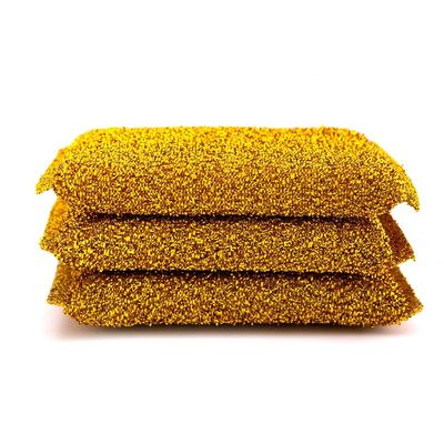 Limpiador de cocina anticorrosivo Limpiador de esponja de cocina de microfibra 12,5*9*2cm