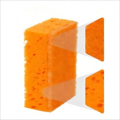 Custom Cellulose Sponge Scourer Thin Natural Vegetable Cellulose Sponges