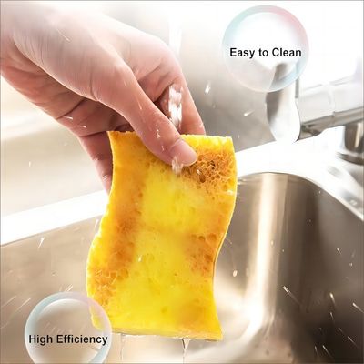Custom Cellulose Sponge Scourer Thin Natural Vegetable Cellulose Sponges
