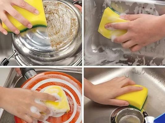 Farbenfrohe, umweltfreundliche Sponge Spülmaschine, sicher, geruchsfreudig, leichtgewichtig
