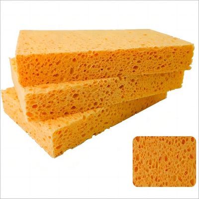 Custom Pink Cellulose Kitchen Sponge Eco-Friendly Cleaning