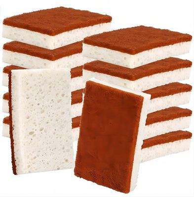 Khử mùi Cellulose Sponge Scourer Khô nhanh thực vật tự nhiên Cellulose Sponge