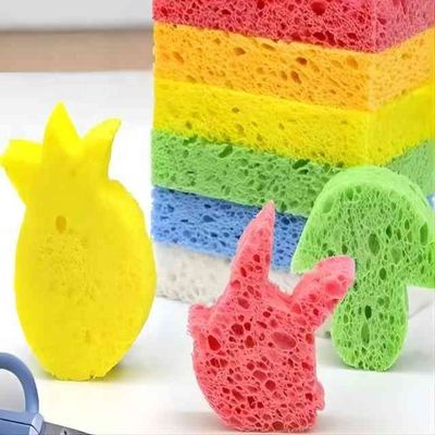 Mildew Proof Natural Vegetable Cellulose Sponges Erosion Resistant