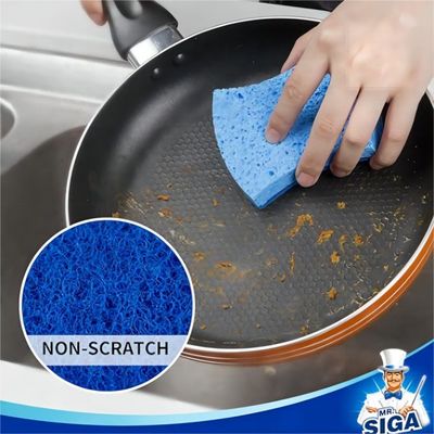 Mildew Proof Natural Vegetable Cellulose Sponges Erosion Resistant