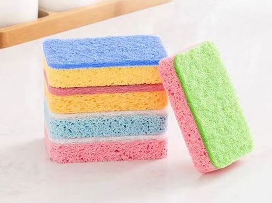 Household Natural Vegetable Cellulose Sponges Odor Proof High Absorbency