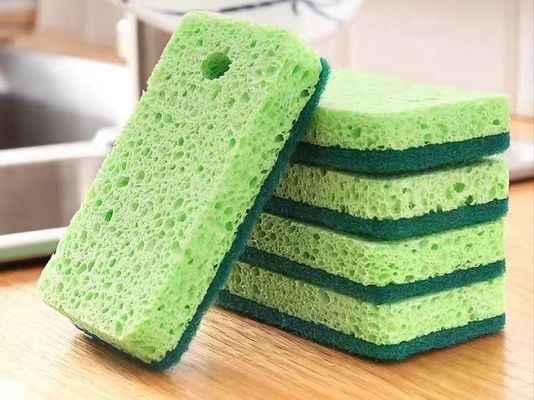 Household Natural Vegetable Cellulose Sponges Odor Proof High Absorbency