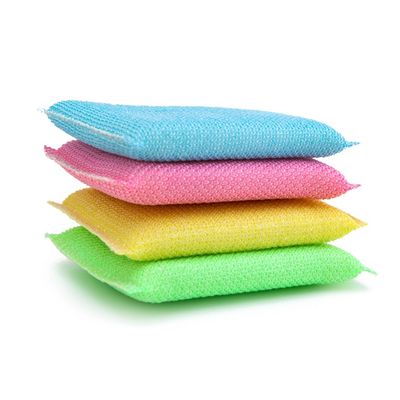 Wire Net Kitchen Cleaning Scourer 750% High Water Absorption Mesh Dish Sponge