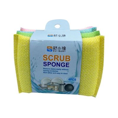 Wire Net Kitchen Cleaning Scourer 750% High Water Absorption Mesh Dish Sponge