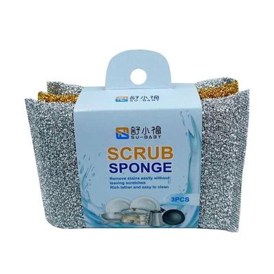 Multifunction Silver Metal Wire Sponge Corrosion Proof Erosion Resistant