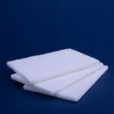 Non Scratch Cleaning Scouring Pad Abrasive Scouring Pad White Square 15*10*0.8cm
