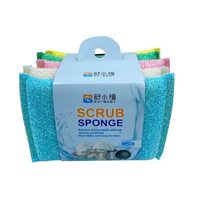 Customized Kitchen Cleaning Scrubber Eco Friendly Mesh Kitchen Sponge