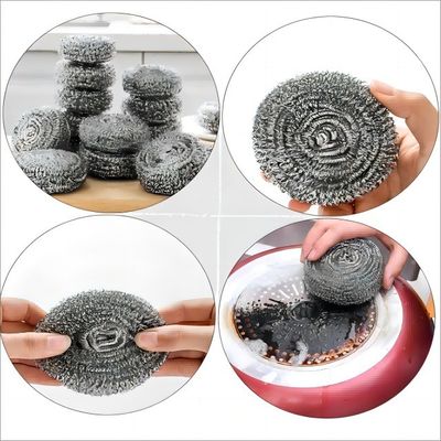 Thép không gỉ mạnh mẽ bóng dây tròn độ bền cao thép không gỉ Scourers