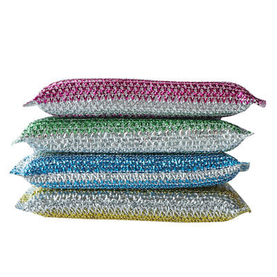 Non-Scratch Kitchen Sponge with Stainless Steel Fibers