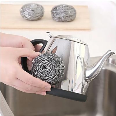 Thép không gỉ mạnh mẽ bóng dây tròn độ bền cao thép không gỉ Scourers
