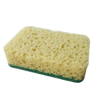 Customized Kitchen Sponge PU Polyester Scouring Pad 11x7x3cm