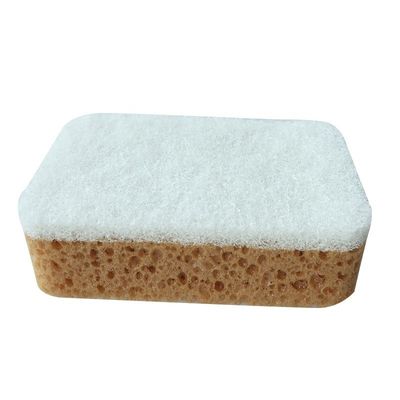 Customized Kitchen Sponge PU Polyester Scouring Pad 11x7x3cm
