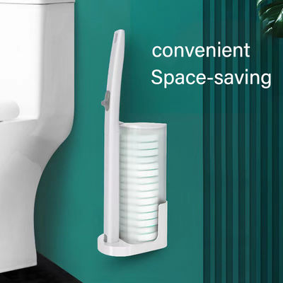 EcoClean Disposable Toilet Brush with 6 Replaceable Heads