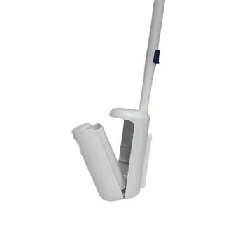 Long Handle Toilet Brush with Base for No Blind Spot Cleaning