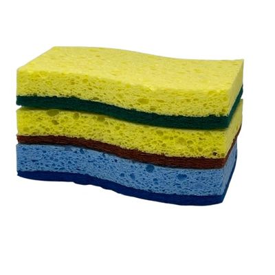 Kitchen cellulose sponge Absorbent biodegradable compostable Support customization