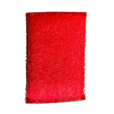 High-Density Polyester Scrub Sponge Multi-Color 4x4 Inch