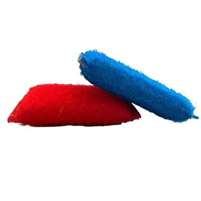 High-Density Polyester Scrub Sponge Multi-Color 4x4 Inch