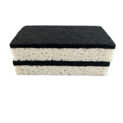 Biodegradable Cellulose Sponge - Black/White, High Absorbency, Custom Sizes