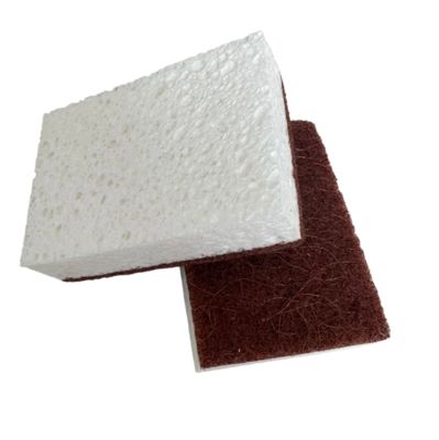 Biodegradable Cellulose Scouring Pads Dual-Layer for Kitchen & Body