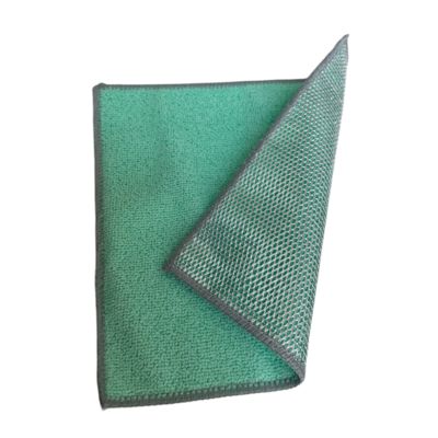 Dual-Sided Dishcloth with Steel Wire and Non-Stick Polyester