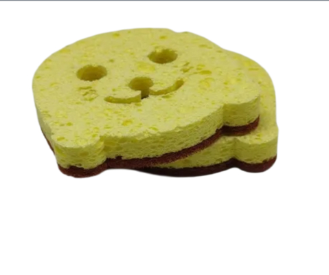 Natural Wood Pulp Sponge High Absorbency Eco-Friendly