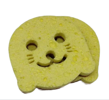 Natural Wood Pulp Sponge High Absorbency Eco-Friendly