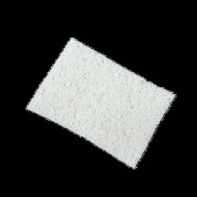 White Biodegradable Compressed Cellulose Sponge for Kitchen Cleaning