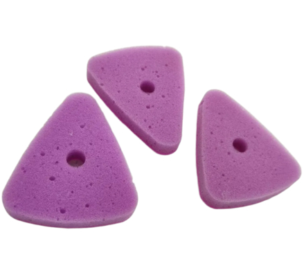 Disposable Triangle Toilet Brush Head Customizable Colors
