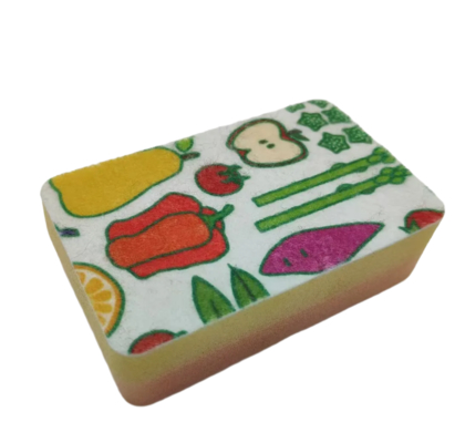 Custom Floral Pattern Composite Sponge - Durable Multi-Color