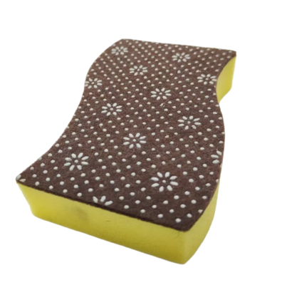 Durable Printed Kitchen Sponge for Grease and Grime