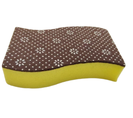 Durable Printed Kitchen Sponge for Grease and Grime