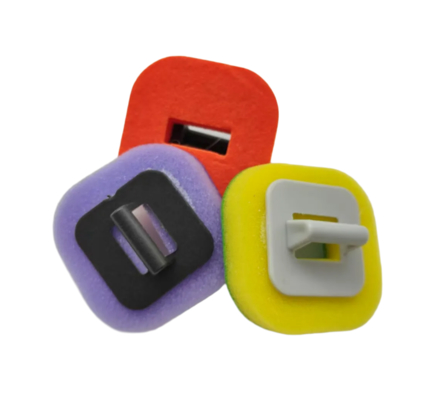 Quick-Swap Disposable Toilet Brush Heads with Antibacterial Coating