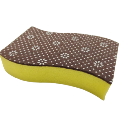 Durable Printed Kitchen Sponge for Grease and Grime
