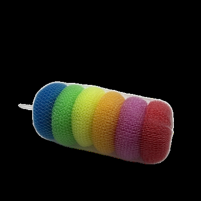 Premium PP Ball Scourer Non-Scratch Kitchen Scrubber 6-Pack