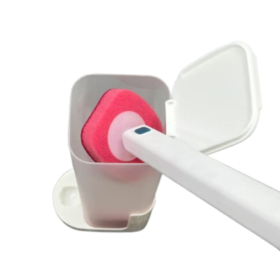 Disposable Toilet Brush Set with Replaceable Head