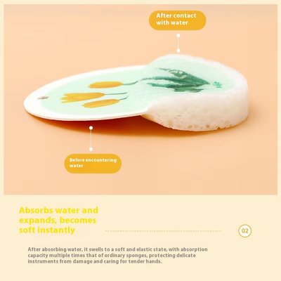 Custom Cartoon Cellulose Sponge for Non-Stick Cookware Cleaning