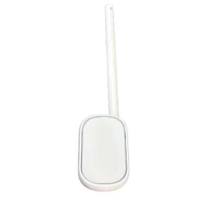 Disposable Toilet Brush Set with Replaceable Heads White