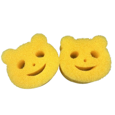 Bear-shaped Customizable Filter Sponge - Eco-Friendly & Durable