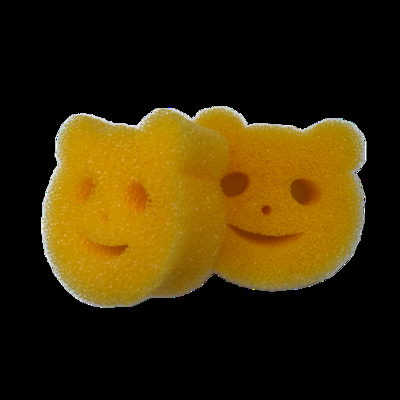 Cute Smiley Slow-Rebath Warm Water Sponge Soft Squishy Bath Toy For Children