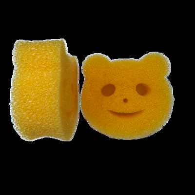 Cute Smiley Slow-Rebath Warm Water Sponge Soft Squishy Bath Toy For Children